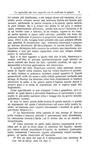 Archivii italiani di laringologia periodico trimestrale