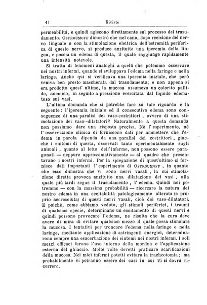 Archivii italiani di laringologia periodico trimestrale