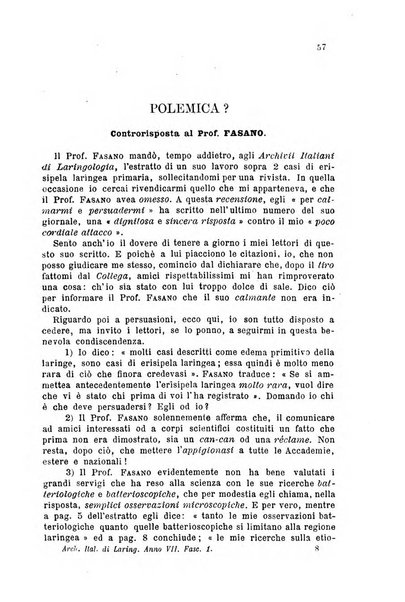 Archivii italiani di laringologia periodico trimestrale