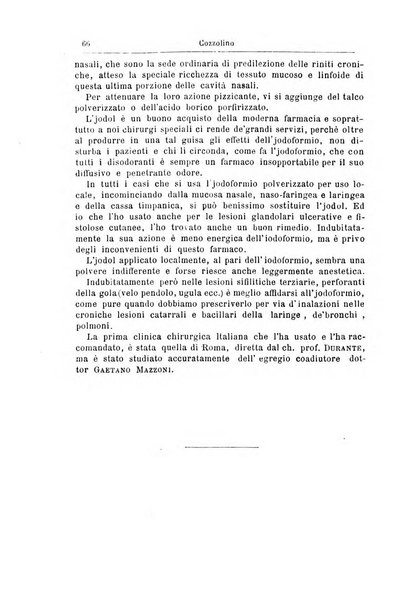 Archivii italiani di laringologia periodico trimestrale