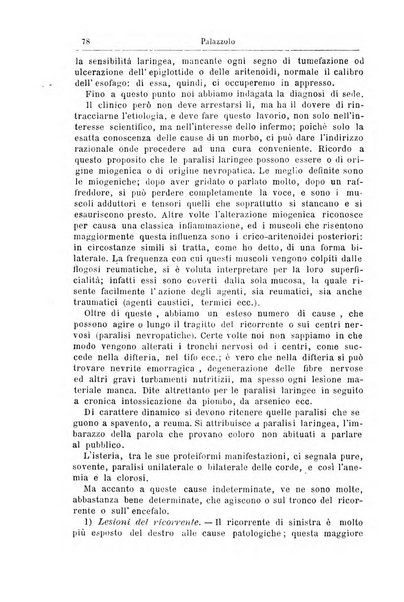 Archivii italiani di laringologia periodico trimestrale