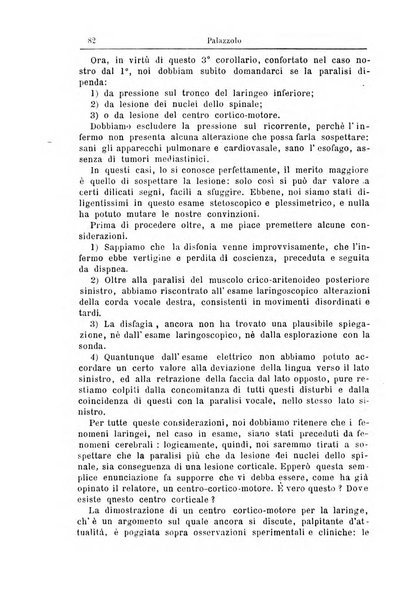 Archivii italiani di laringologia periodico trimestrale