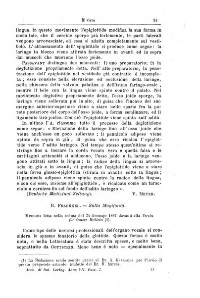 Archivii italiani di laringologia periodico trimestrale