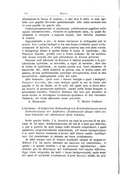 Archivii italiani di laringologia periodico trimestrale