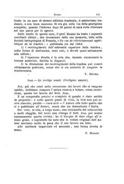 Archivii italiani di laringologia periodico trimestrale