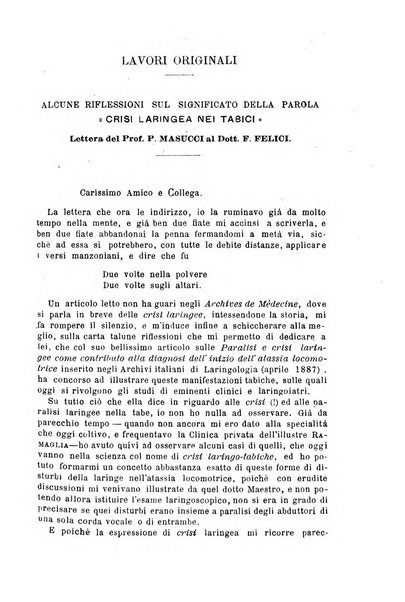 Archivii italiani di laringologia periodico trimestrale