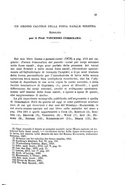 Archivii italiani di laringologia periodico trimestrale