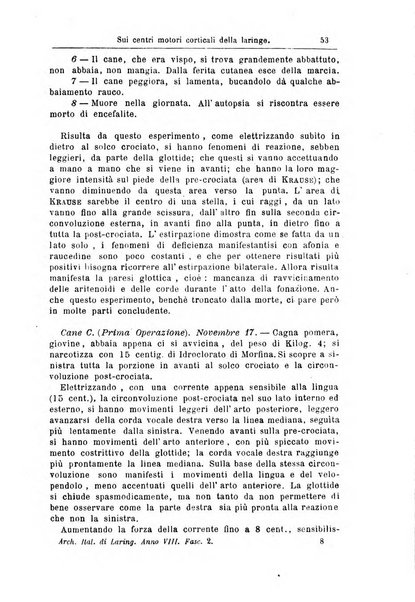 Archivii italiani di laringologia periodico trimestrale