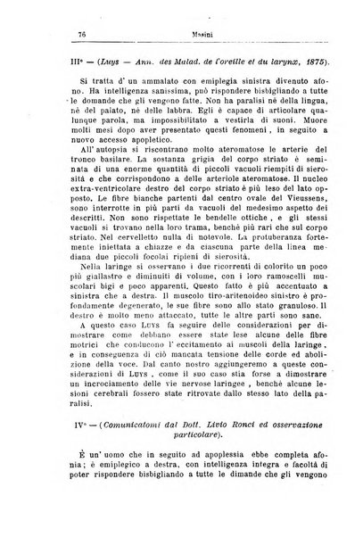 Archivii italiani di laringologia periodico trimestrale