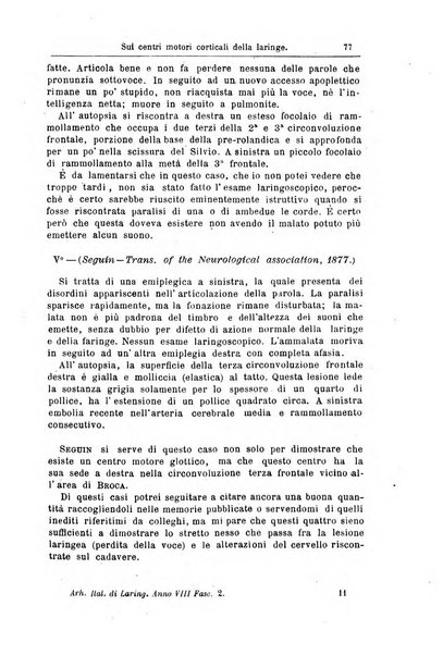 Archivii italiani di laringologia periodico trimestrale