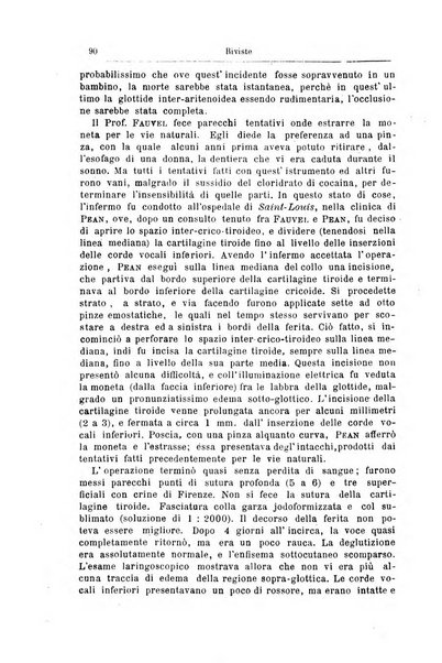 Archivii italiani di laringologia periodico trimestrale