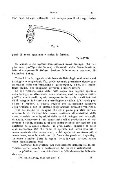 Archivii italiani di laringologia periodico trimestrale