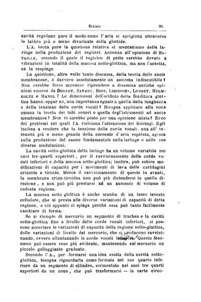 Archivii italiani di laringologia periodico trimestrale