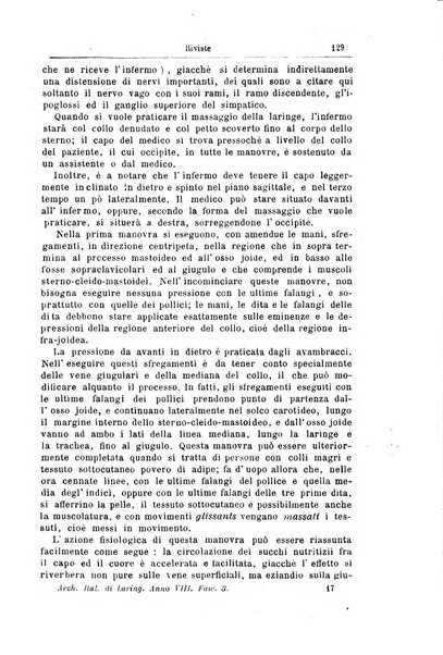 Archivii italiani di laringologia periodico trimestrale