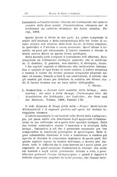 Archivii italiani di laringologia periodico trimestrale