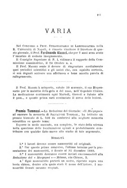 Archivii italiani di laringologia periodico trimestrale