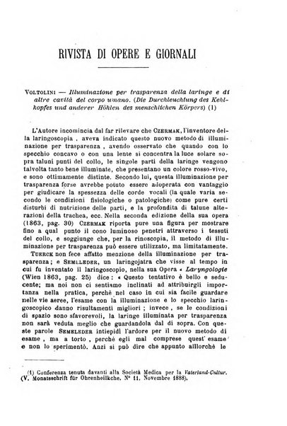 Archivii italiani di laringologia periodico trimestrale