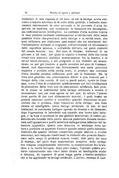 Archivii italiani di laringologia periodico trimestrale