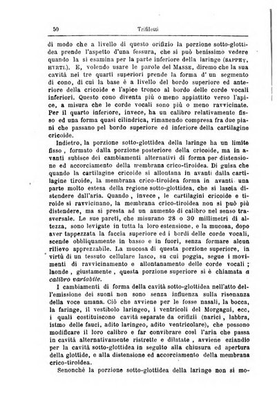 Archivii italiani di laringologia periodico trimestrale