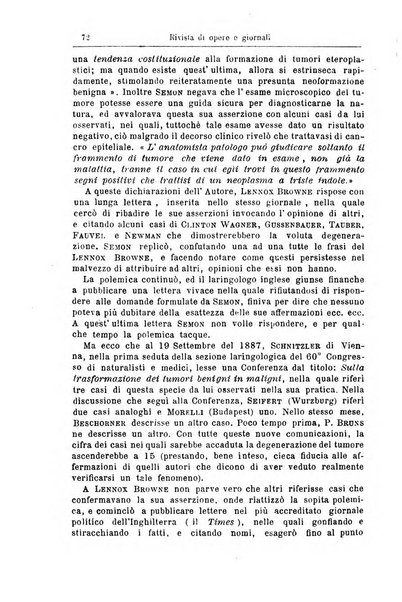 Archivii italiani di laringologia periodico trimestrale