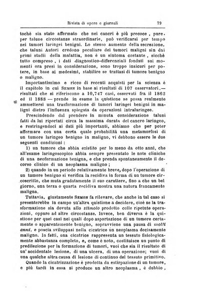 Archivii italiani di laringologia periodico trimestrale