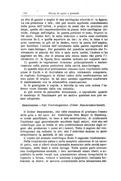 Archivii italiani di laringologia periodico trimestrale