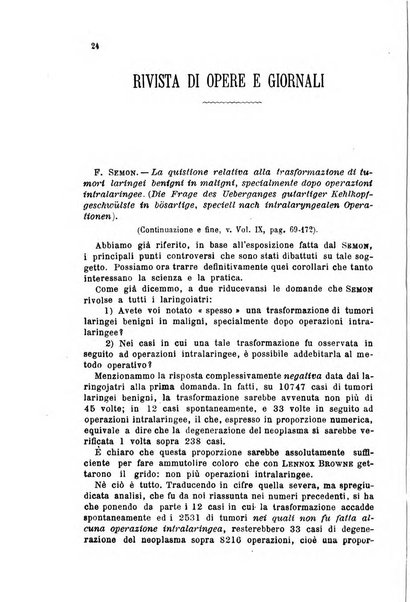 Archivii italiani di laringologia periodico trimestrale