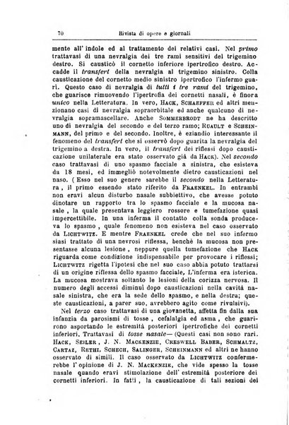 Archivii italiani di laringologia periodico trimestrale