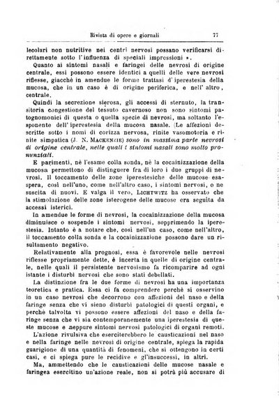 Archivii italiani di laringologia periodico trimestrale