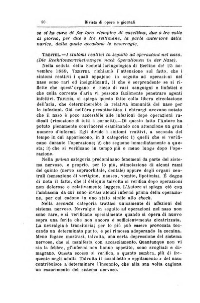 Archivii italiani di laringologia periodico trimestrale