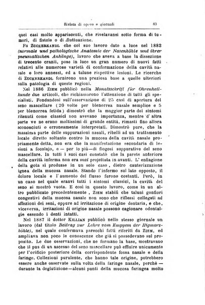 Archivii italiani di laringologia periodico trimestrale