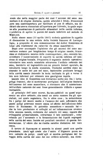 Archivii italiani di laringologia periodico trimestrale