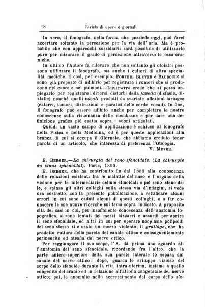 Archivii italiani di laringologia periodico trimestrale