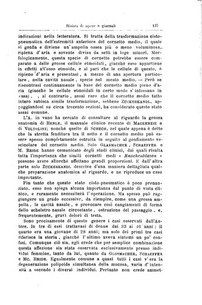 Archivii italiani di laringologia periodico trimestrale