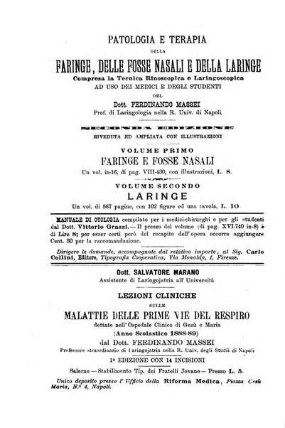 Archivii italiani di laringologia periodico trimestrale