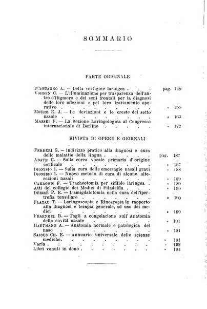 Archivii italiani di laringologia periodico trimestrale