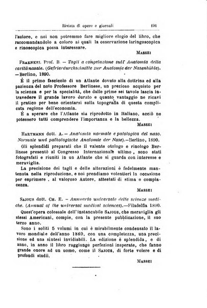 Archivii italiani di laringologia periodico trimestrale