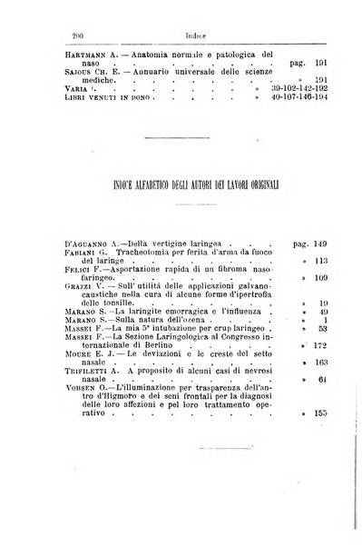 Archivii italiani di laringologia periodico trimestrale