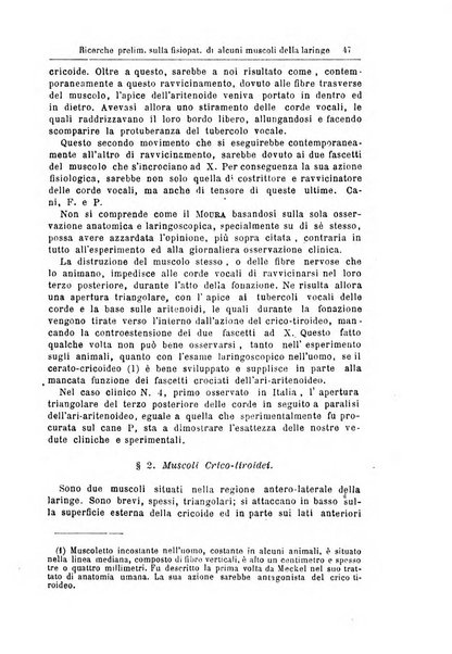 Archivii italiani di laringologia periodico trimestrale