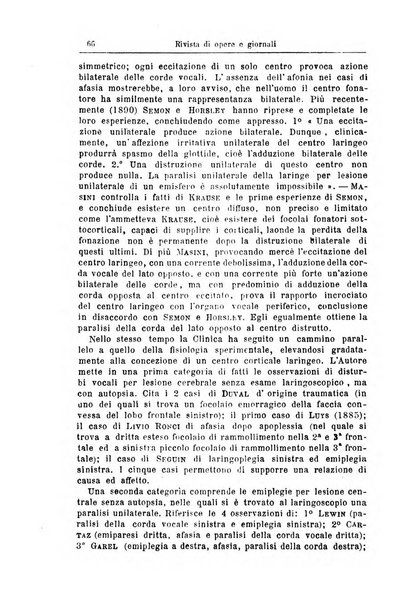 Archivii italiani di laringologia periodico trimestrale