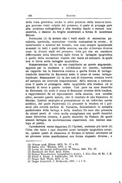 Archivii italiani di laringologia periodico trimestrale