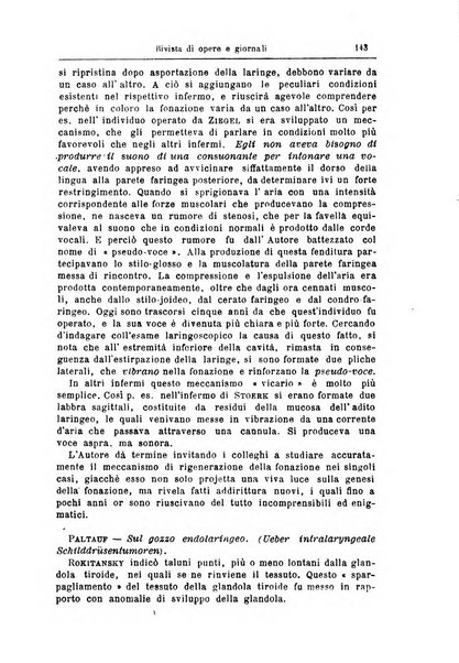 Archivii italiani di laringologia periodico trimestrale