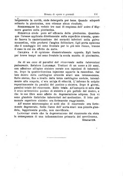 Archivii italiani di laringologia periodico trimestrale