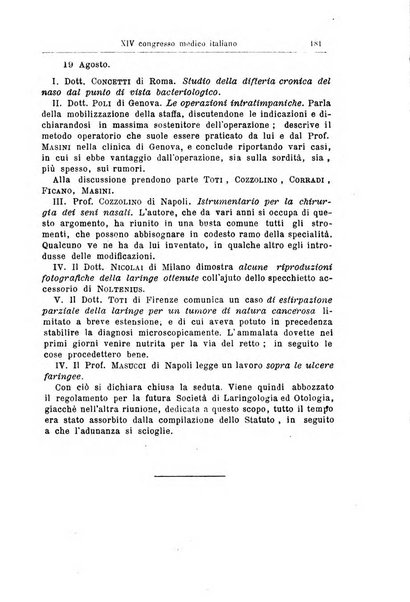 Archivii italiani di laringologia periodico trimestrale