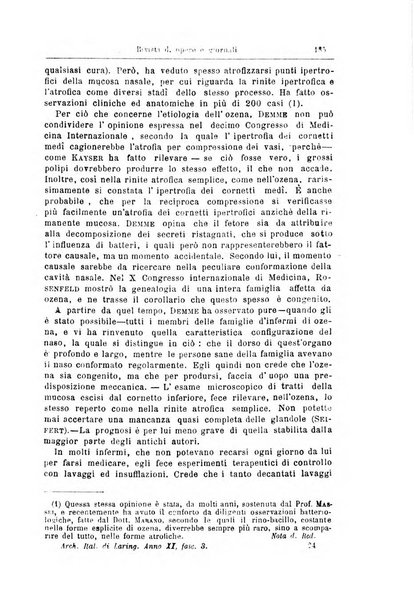 Archivii italiani di laringologia periodico trimestrale