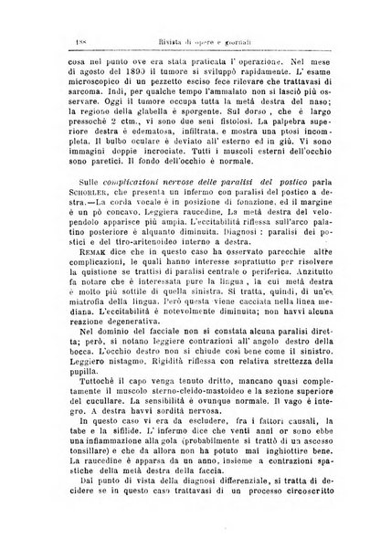 Archivii italiani di laringologia periodico trimestrale