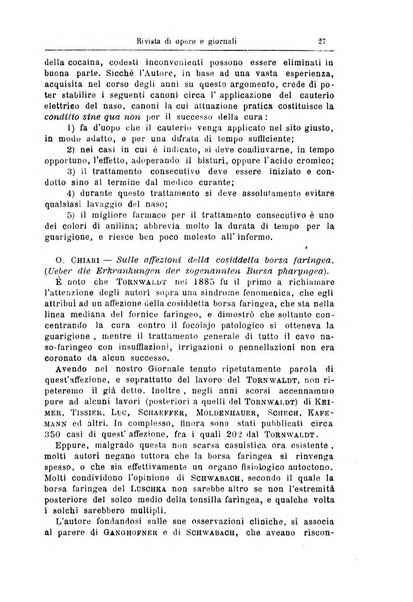 Archivii italiani di laringologia periodico trimestrale