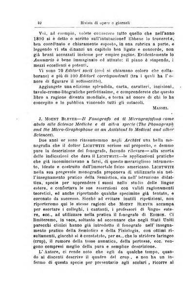 Archivii italiani di laringologia periodico trimestrale