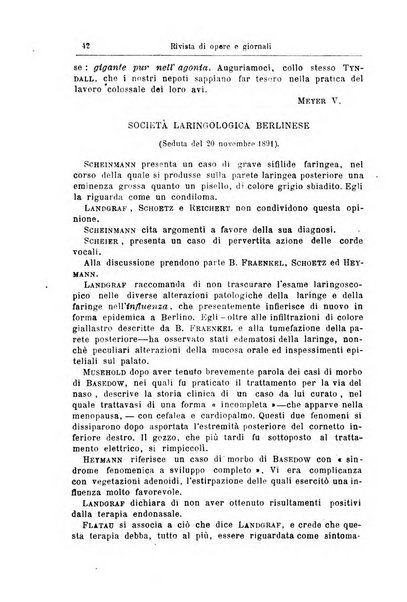 Archivii italiani di laringologia periodico trimestrale