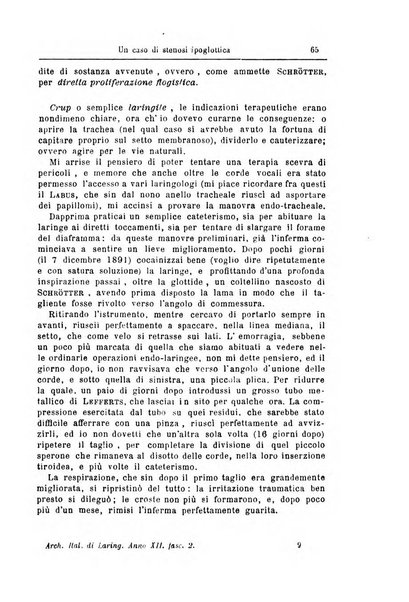 Archivii italiani di laringologia periodico trimestrale